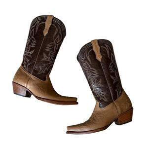 Allens Granada Cowboy Boots - Chocolate